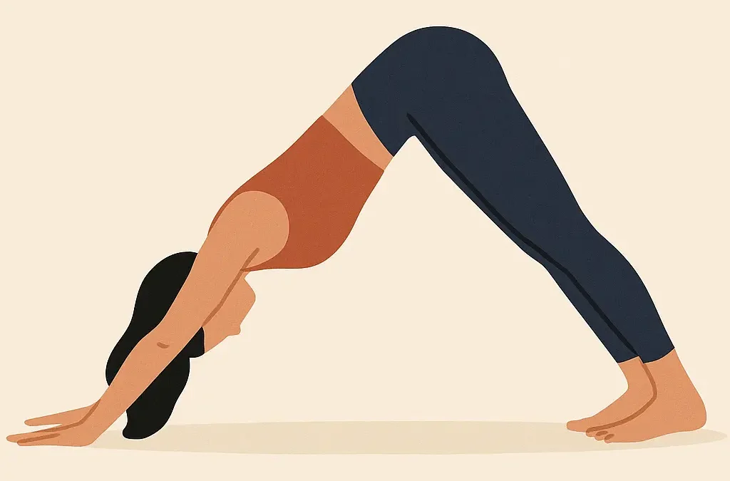 Comment faire la posture du chien tête en bas au yoga ?