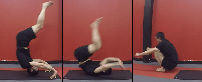 précautions avant de faire une posture sur la tête