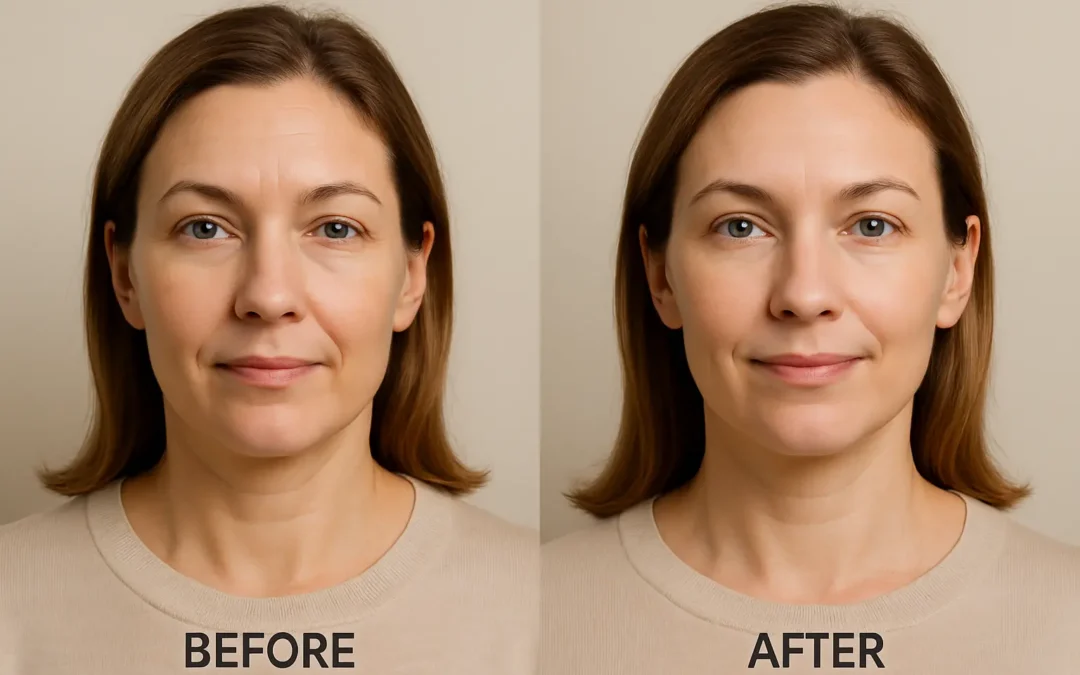 Quels sont les effets visibles du yoga du visage avant/après ?