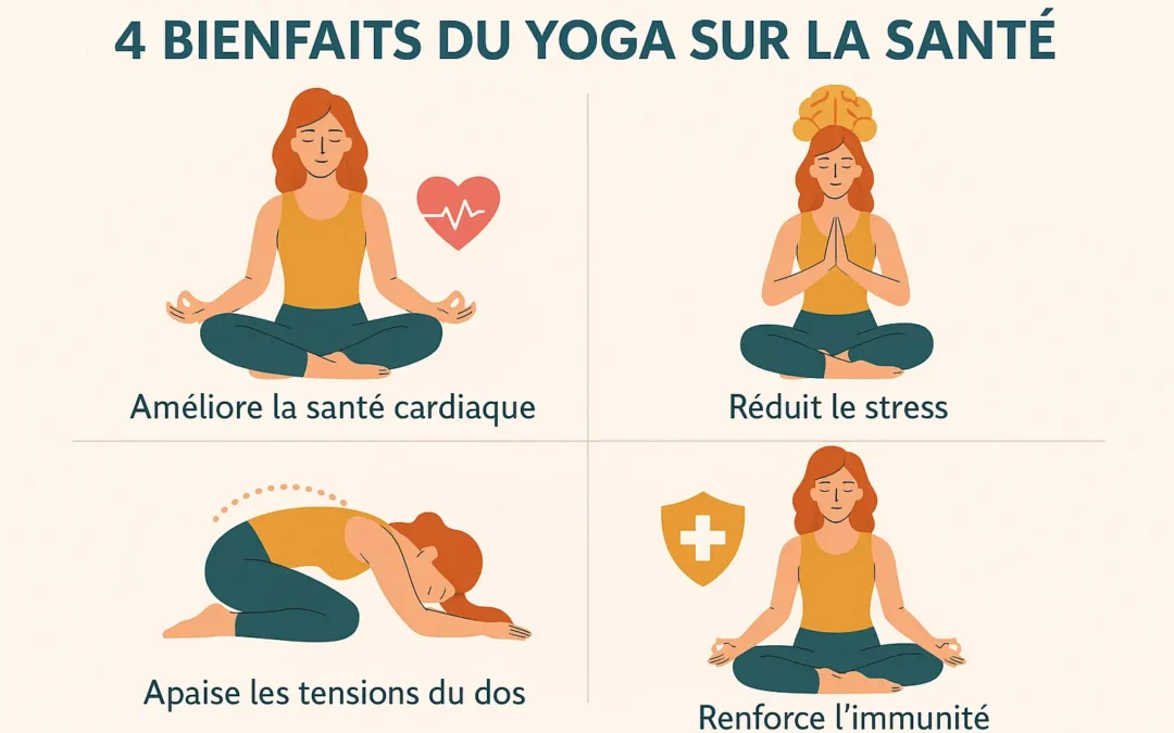 Quels sont les 4 bienfaits du yoga sur la santé ?