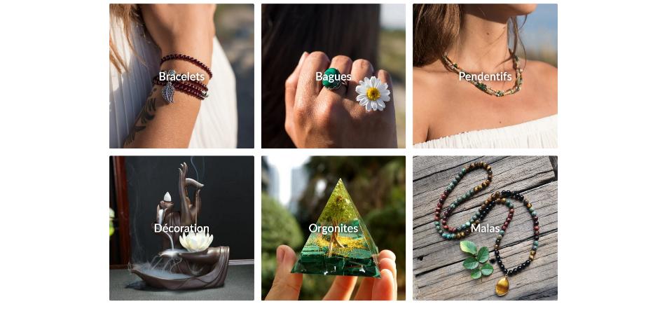 pierres et bracelets