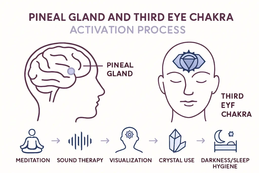 Que signifie l’activation de la glande pinéale sur le plan spirituel