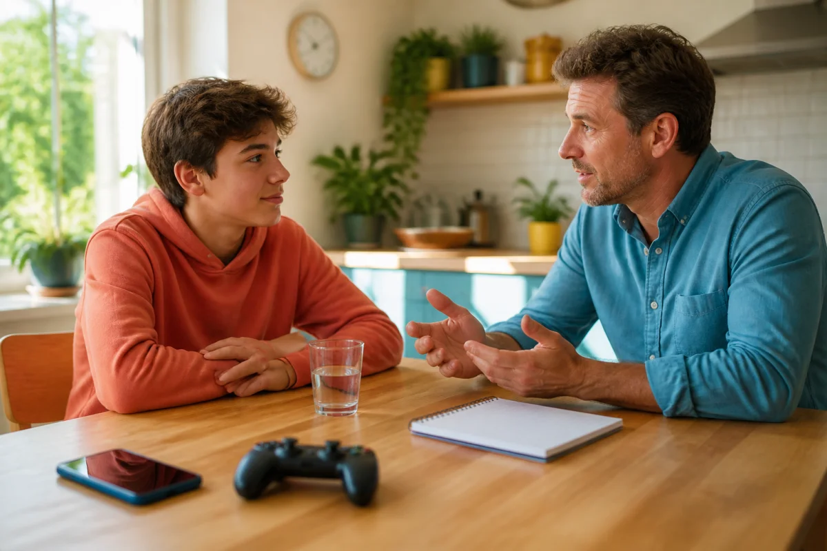 Prévenir les dépendances chez les jeunes grâce à un dialogue bienveillant entre un adolescent et un adulte